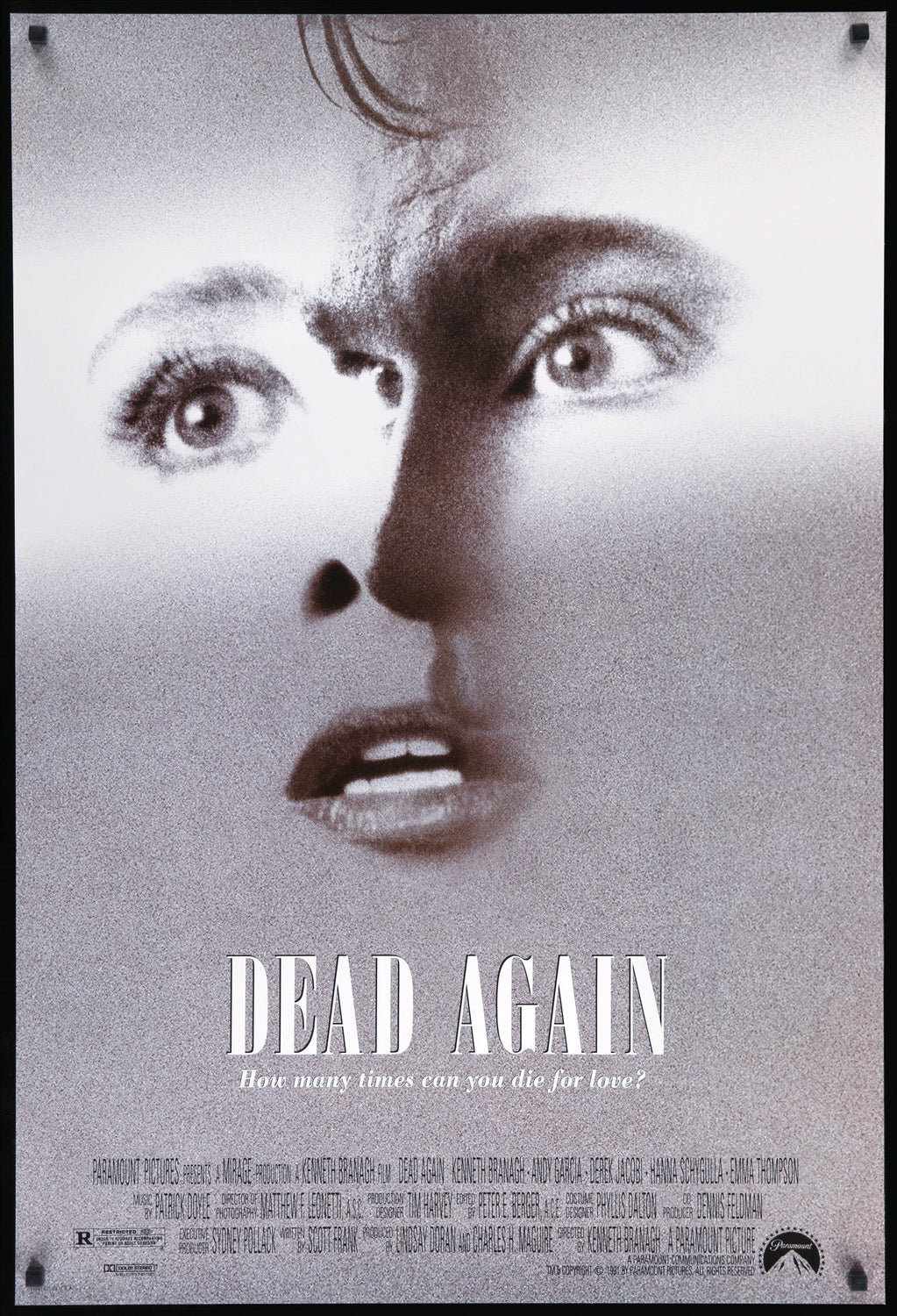 Dead Again (1991) original movie poster for sale at Original Film Art - Vintage Movie Posters