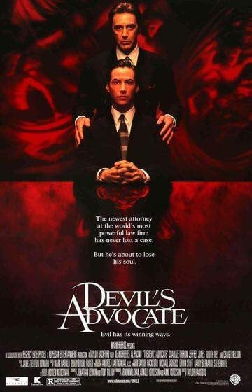 Devil's Advocate (1997) original movie poster for sale at Original Film Art - Vintage Movie Posters