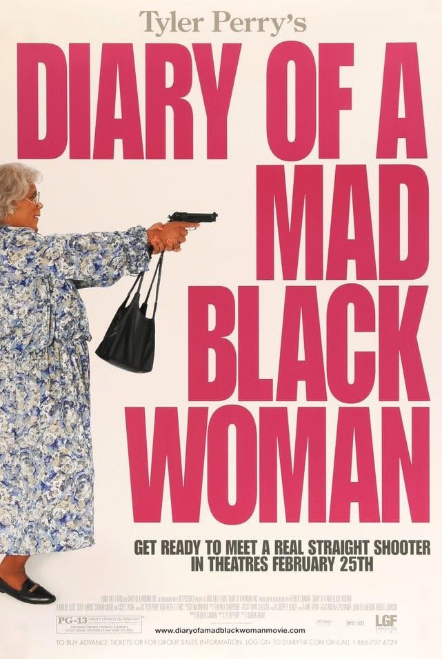 Diary of a Mad Black Woman (2005) original movie poster for sale at Original Film Art - Vintage Movie Posters