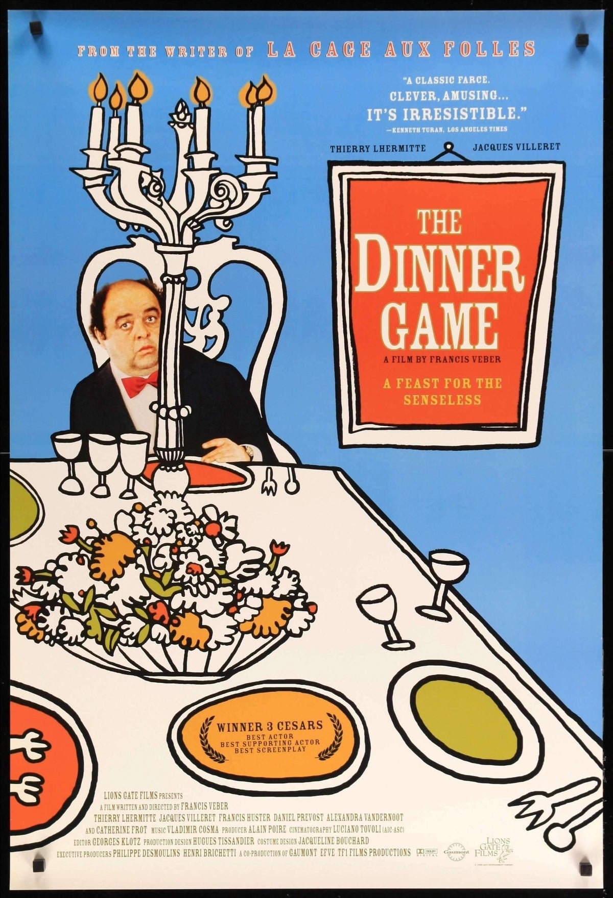 Dinner Game (1998) original movie poster for sale at Original Film Art - Vintage Movie Posters