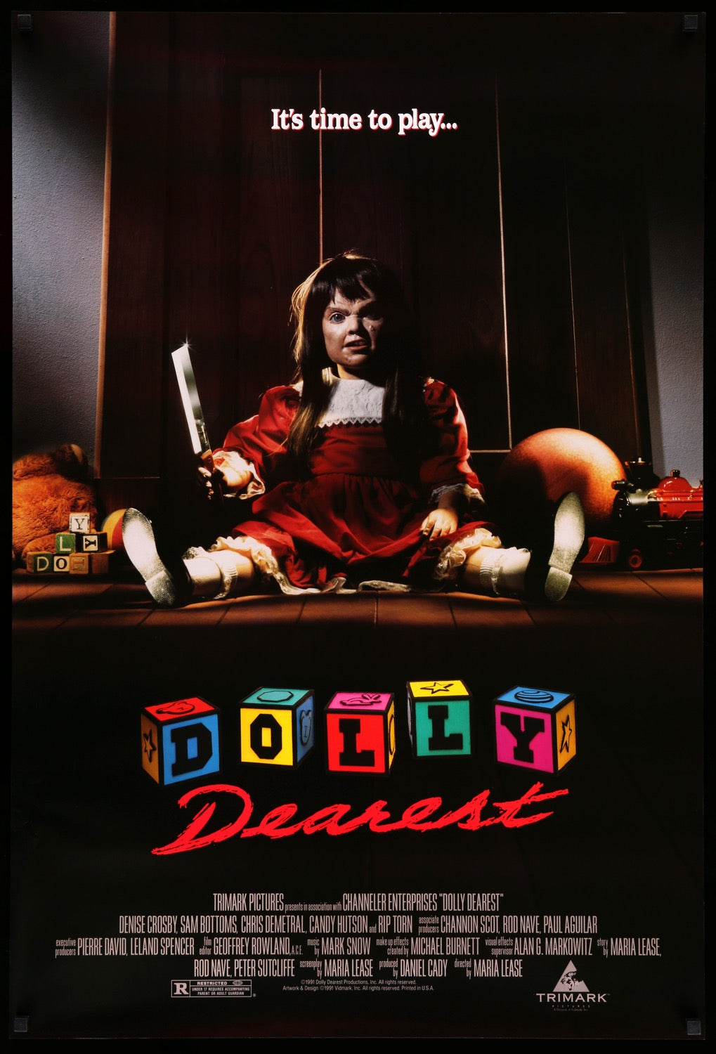 Dolly Dearest (1991) original movie poster for sale at Original Film Art - Vintage Movie Posters