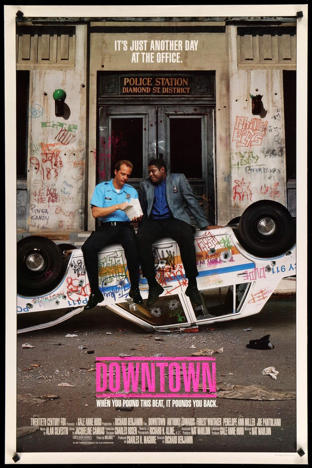 Downtown (1990) original movie poster for sale at Original Film Art - Vintage Movie Posters