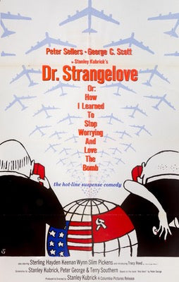 Dr. Strangelove or: How I Learned to Stop Worrying and Love the Bomb (1964) original movie poster for sale at Original Film Art - Vintage Movie Posters