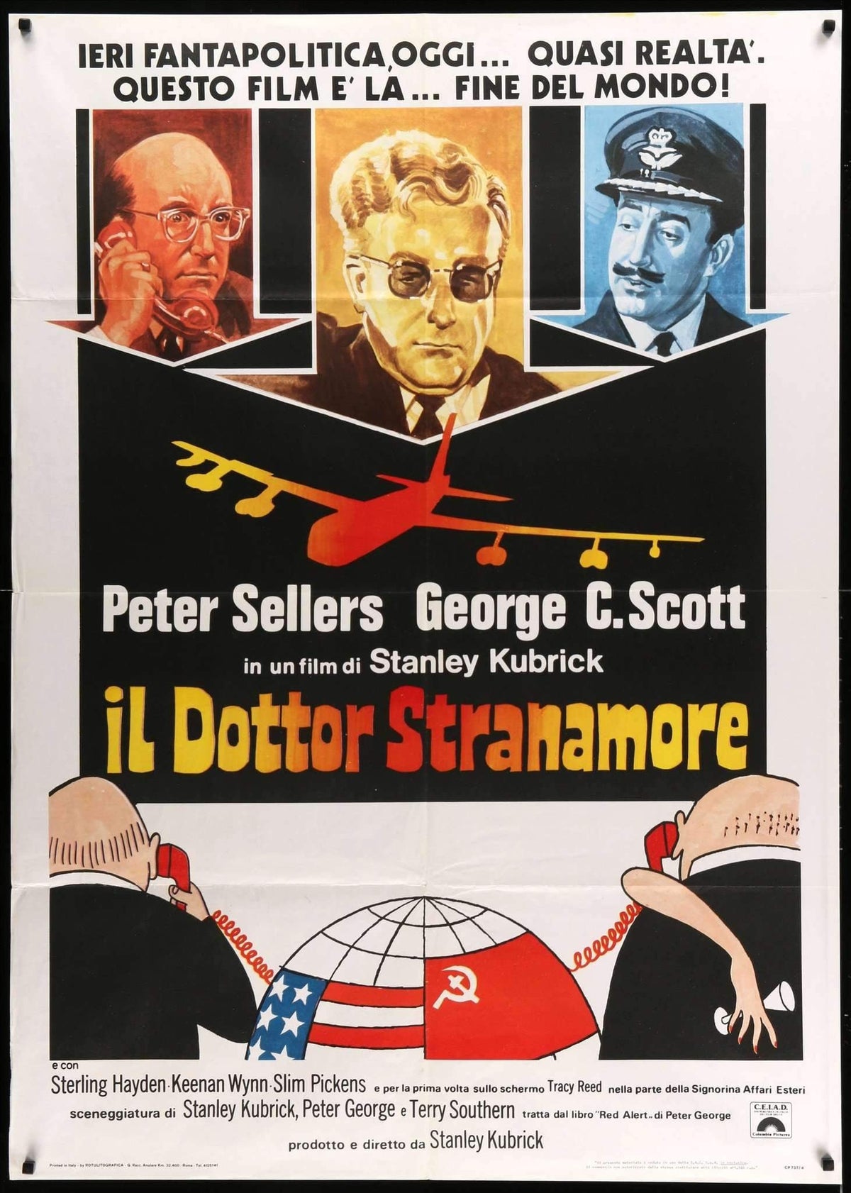 Dr. Strangelove or: How I Learned to Stop Worrying and Love the Bomb (1964) original movie poster for sale at Original Film Art - Vintage Movie Posters