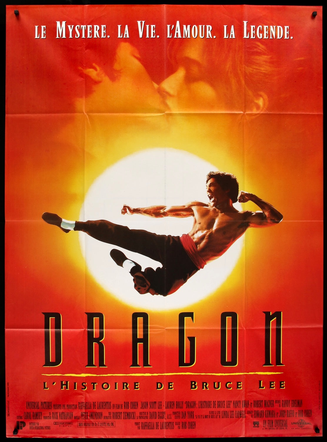 Dragon the Bruce Lee Story (1993) original movie poster for sale at Original Film Art - Vintage Movie Posters