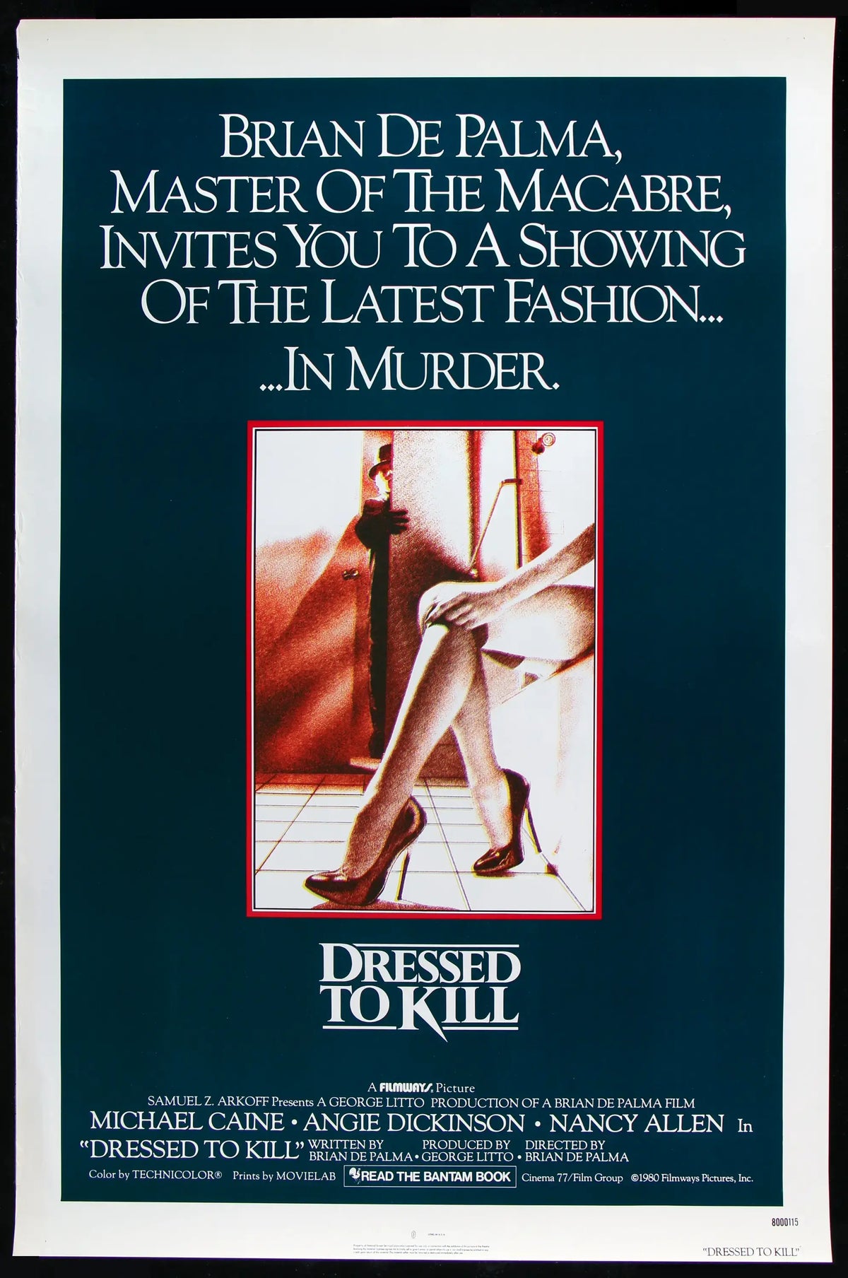 Dressed to Kill (1980) original movie poster for sale at Original Film Art - Vintage Movie Posters