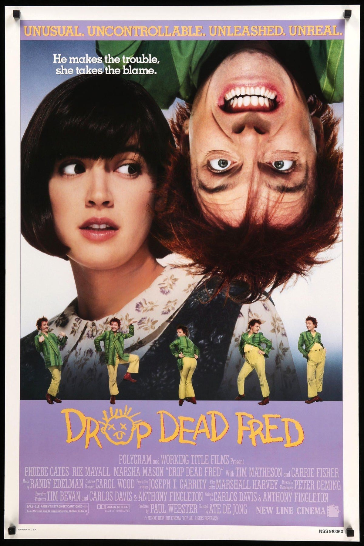 Drop Dead Fred (1991) original movie poster for sale at Original Film Art