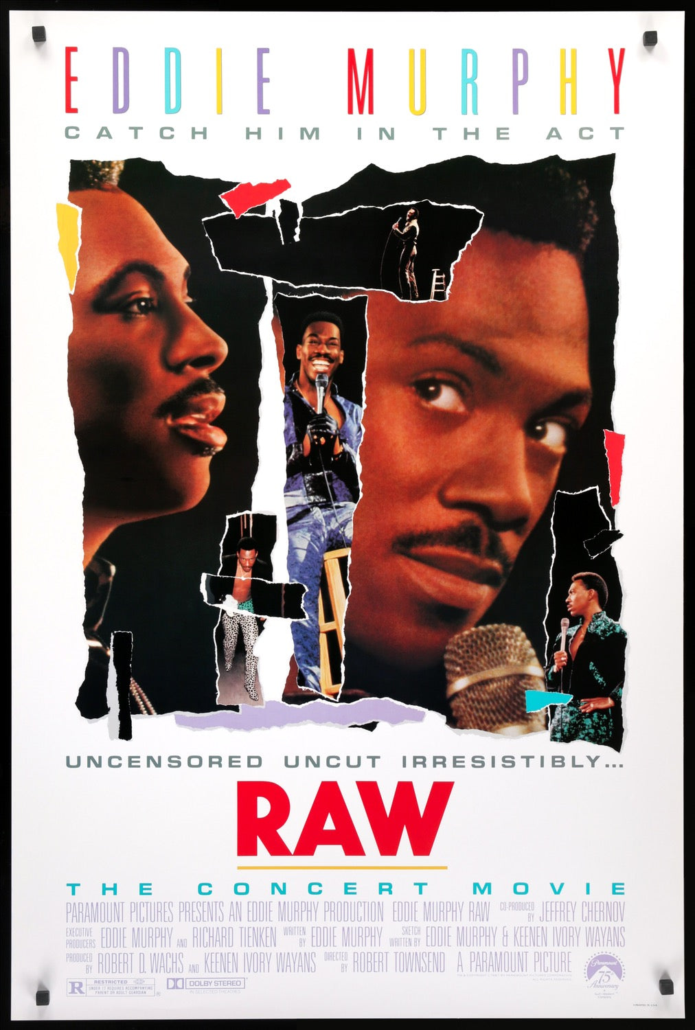 Eddie Murphy - Raw (1987) original movie poster for sale at Original Film Art