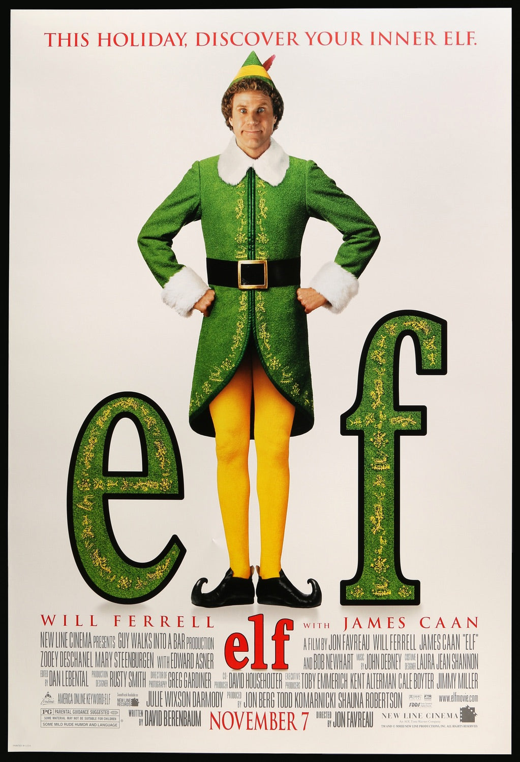 Elf (2003) original movie poster for sale at Original Film Art - Vintage Movie Posters
