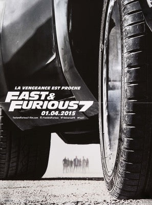 Furious 7 (2015) original movie poster for sale at Original Film Art - Vintage Movie Posters