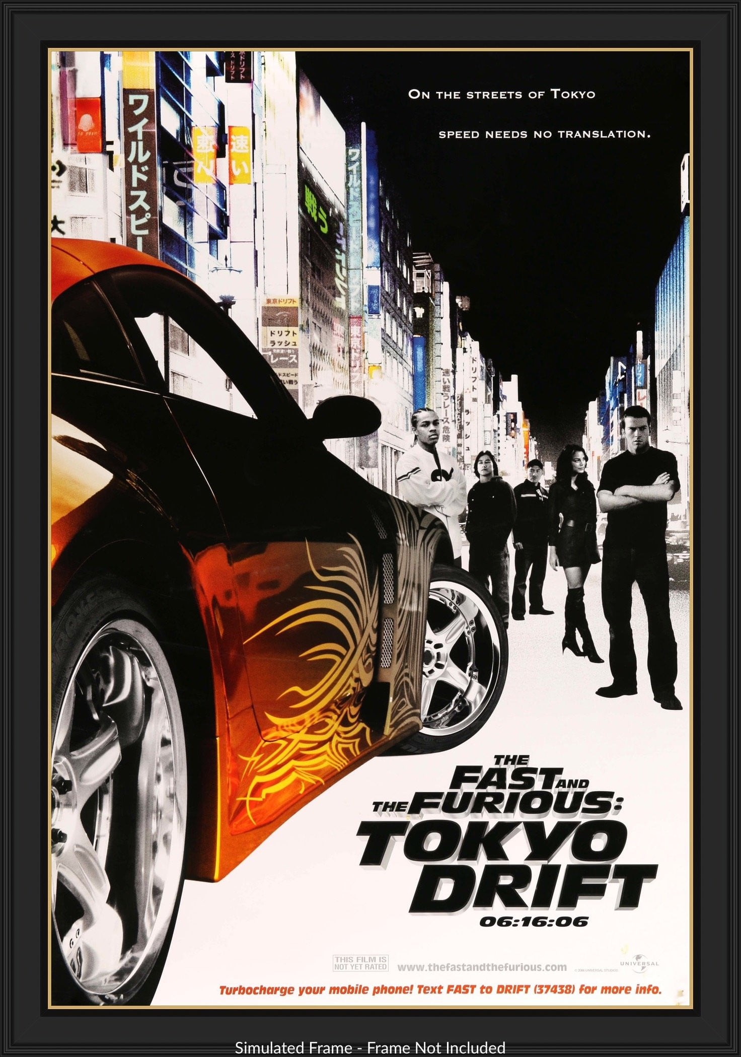 Fast & the Furious: Tokyo Drift (2006) original movie poster for sale at Original Film Art - Vintage Movie Posters