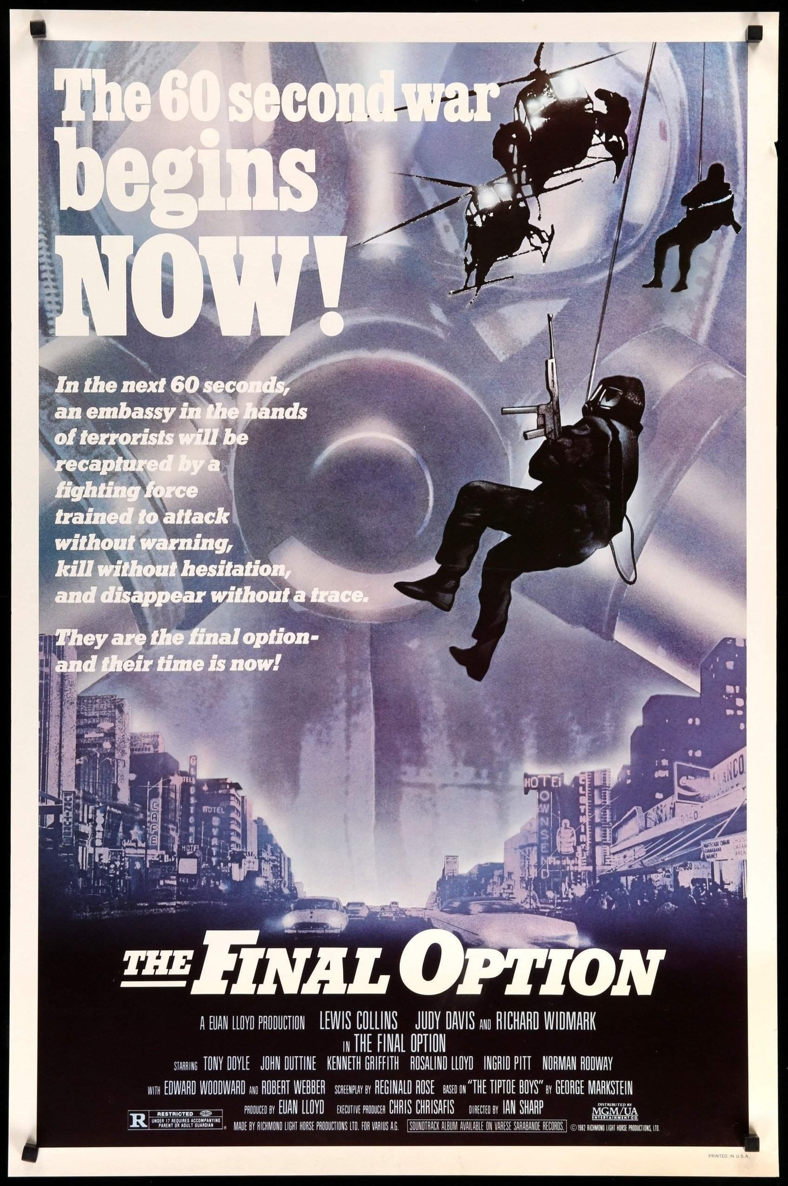 Final Option (1982) original movie poster for sale at Original Film Art