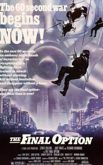 Final Option (1982) original movie poster for sale at Original Film Art - Vintage Movie Posters