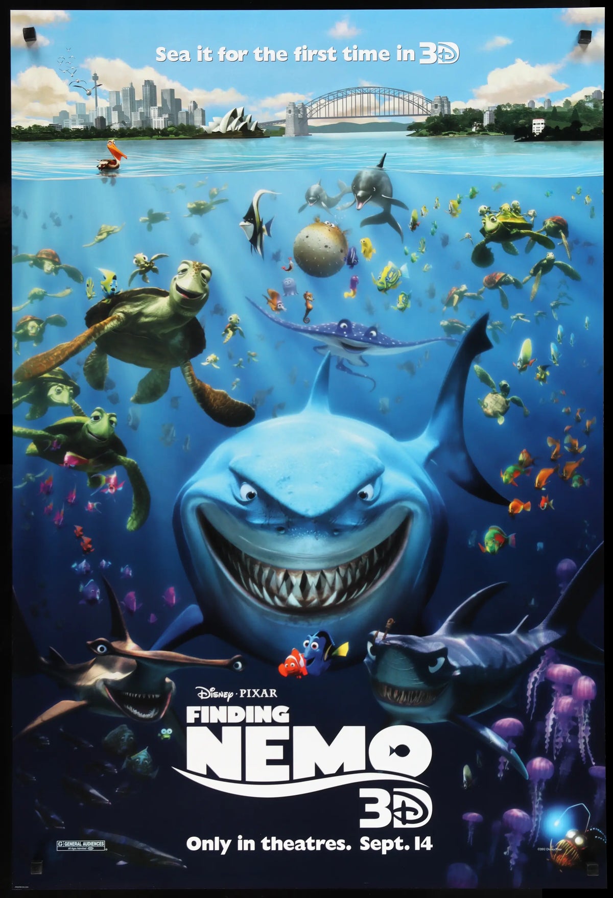 Finding Nemo (2003) original movie poster for sale at Original Film Art