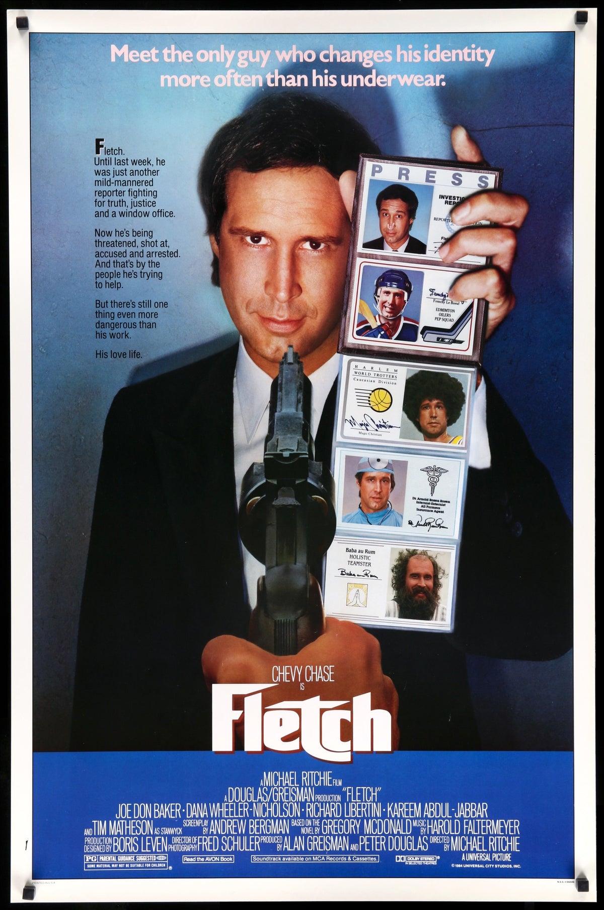 Fletch (1985) original movie poster for sale at Original Film Art - Vintage Movie Posters