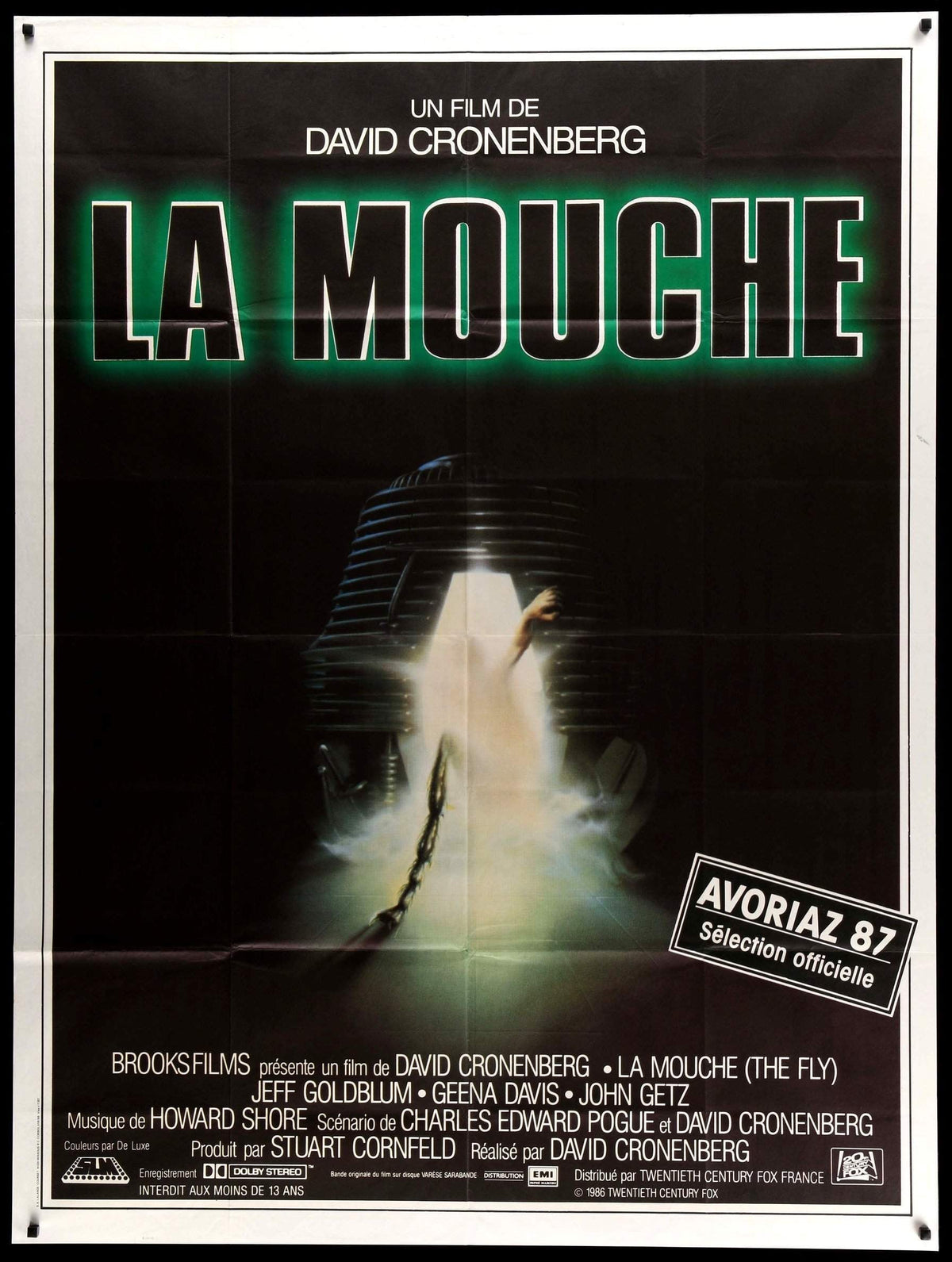 Fly (1986) original movie poster for sale at Original Film Art - Vintage Movie Posters
