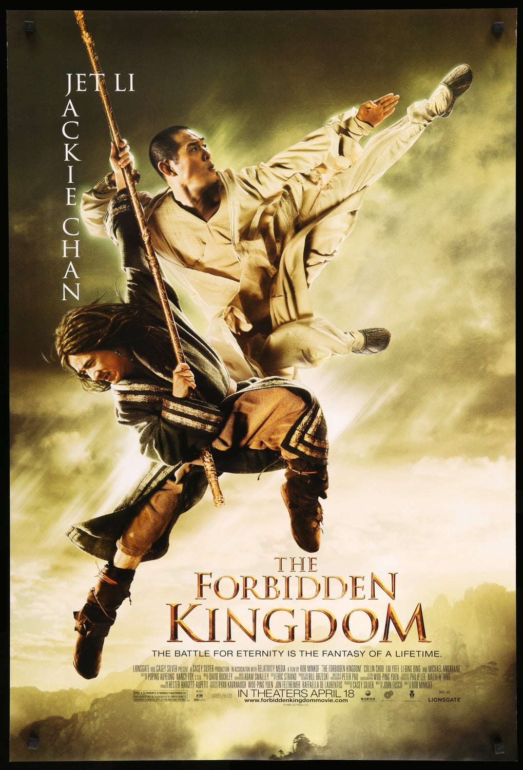 Forbidden Kingdom (2008) original movie poster for sale at Original Film Art