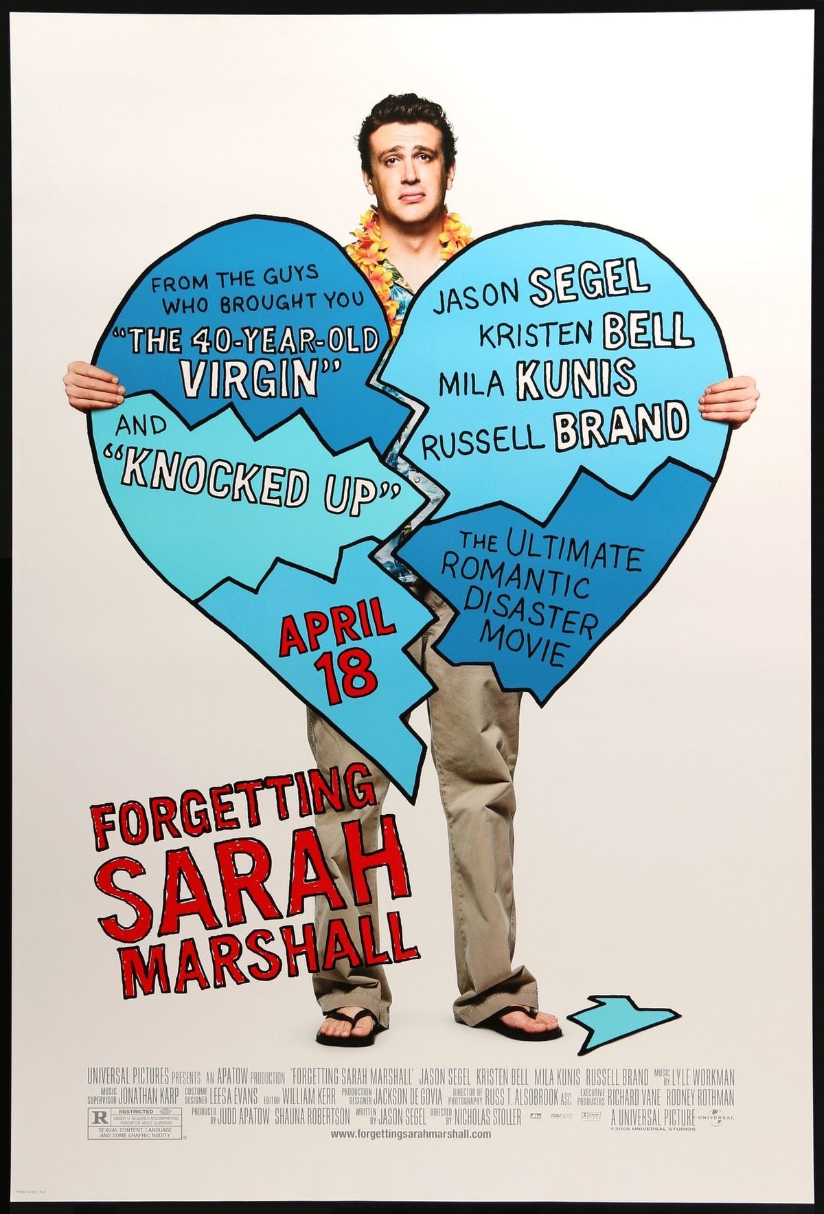 Forgetting Sarah Marshall (2008) original movie poster for sale at Original Film Art