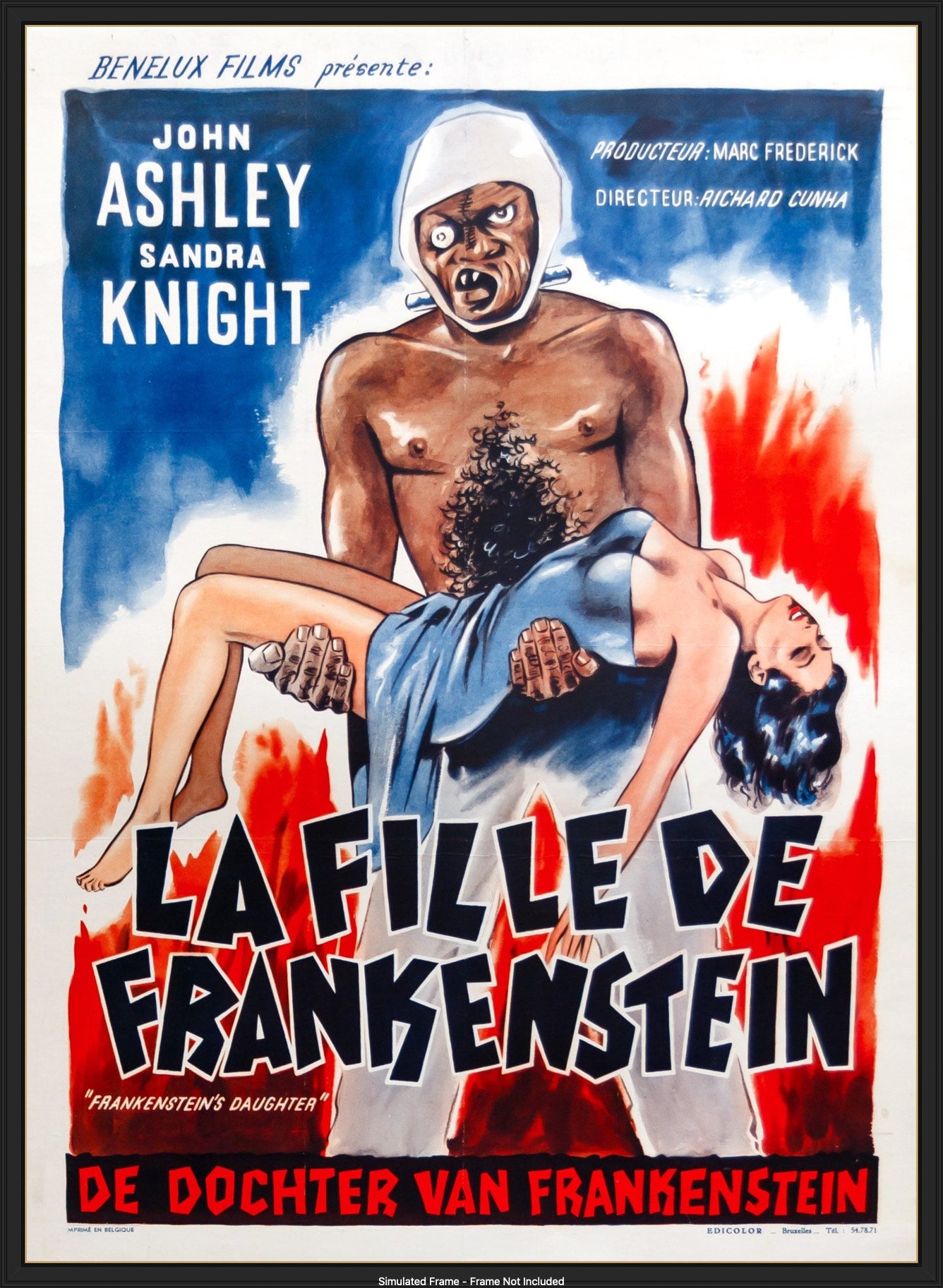 Frankenstein's Daughter (1958) original movie poster for sale at Original Film Art