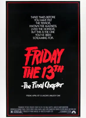 Friday the 13th: The Final Chapter (1984) original movie poster for sale at Original Film Art