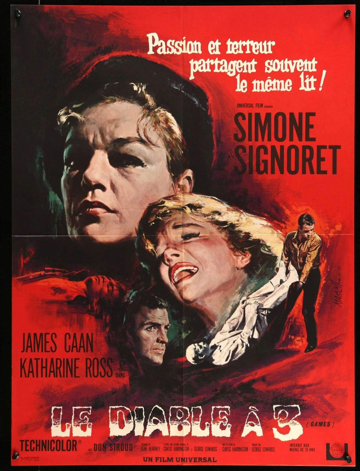 Games (1967) original movie poster for sale at Original Film Art