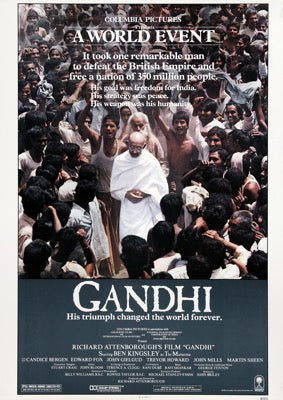 Gandhi (1982) original movie poster for sale at Original Film Art - Vintage Movie Posters