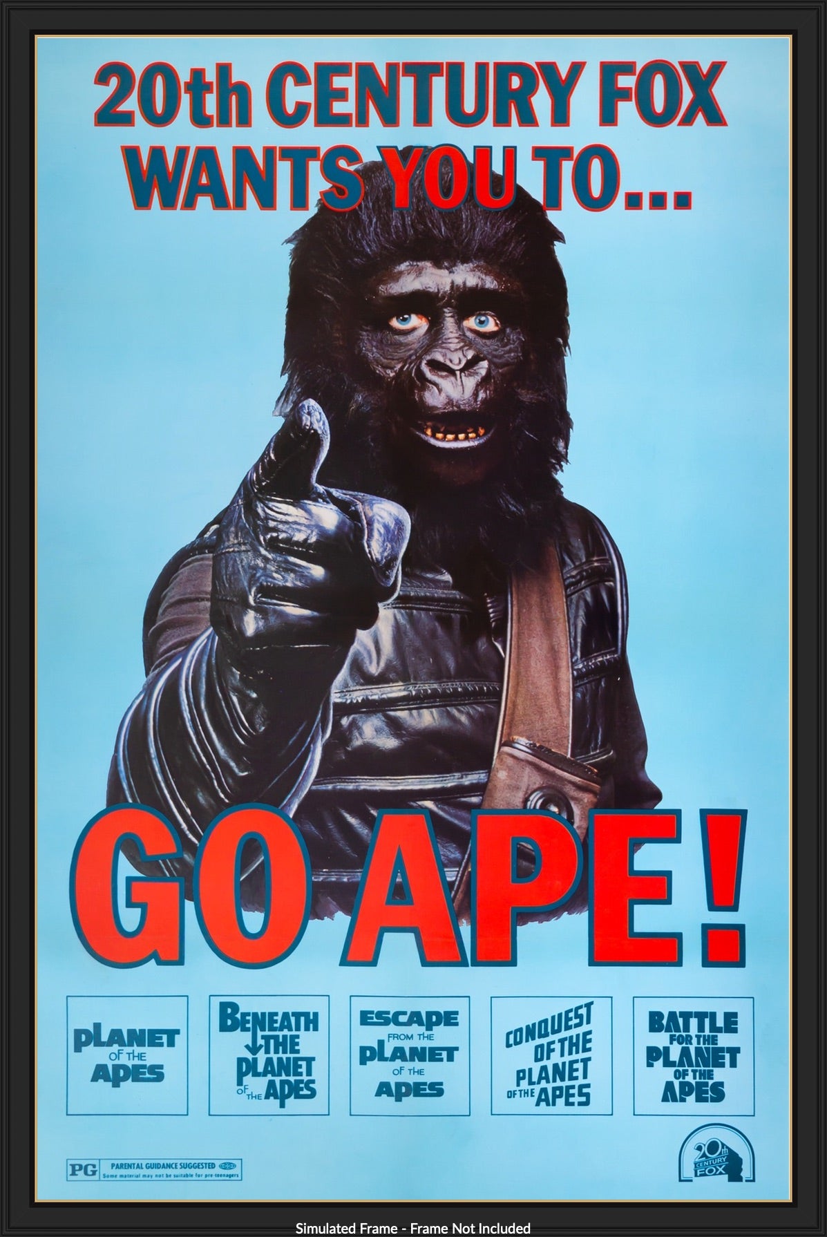 Go Ape! (1974) original movie poster for sale at Original Film Art - Vintage Movie Posters