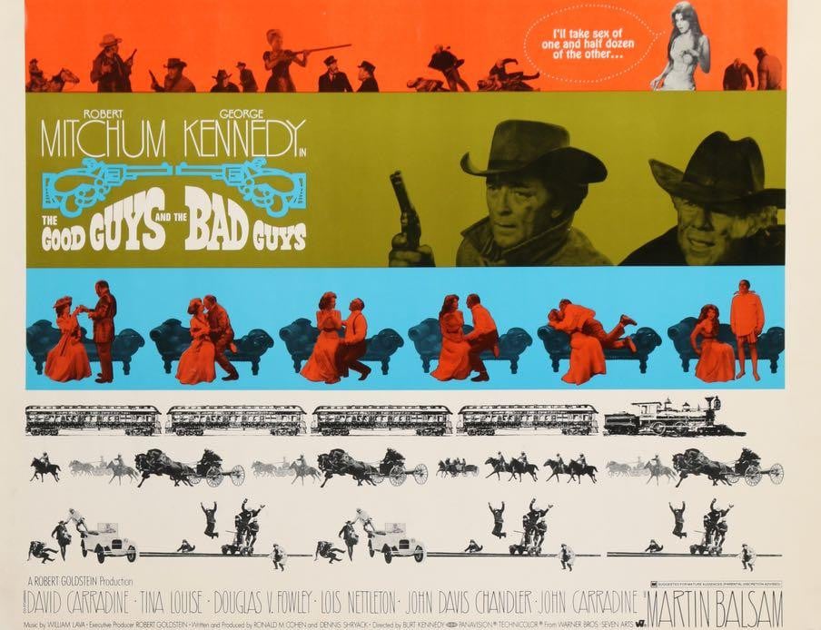 Good Guys and the Bad Guys (1969) original movie poster for sale at Original Film Art - Vintage Movie Posters
