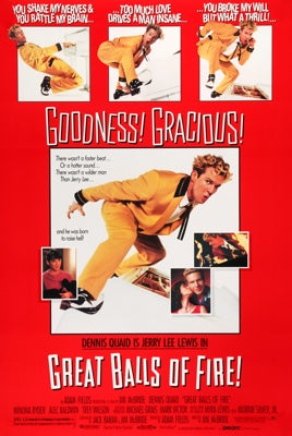 Great Balls of Fire (1989) original movie poster for sale at Original Film Art