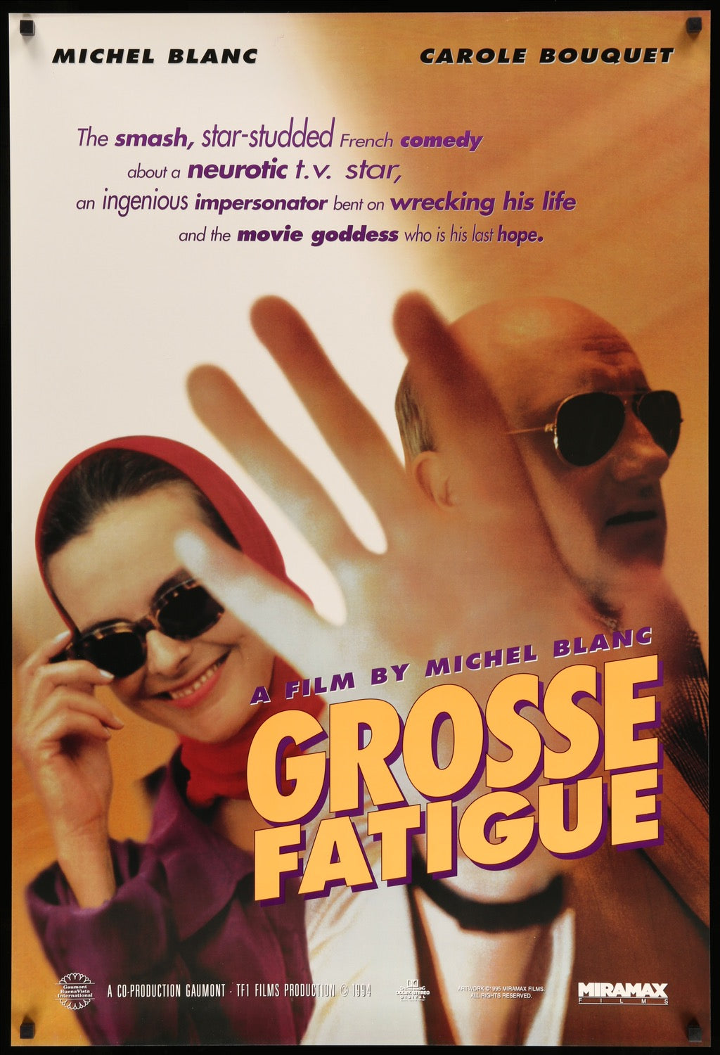 Grosse Fatigue (1994) original movie poster for sale at Original Film Art - Vintage Movie Posters