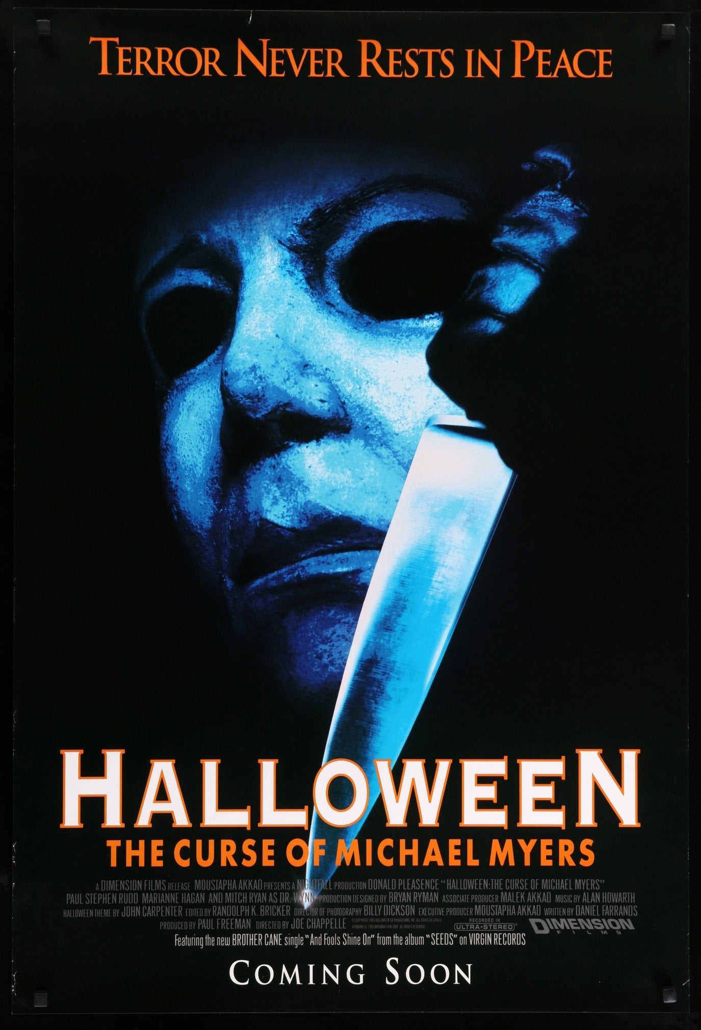 Halloween 6: The Curse of Michael Myers (1995) original movie poster for sale at Original Film Art - Vintage Movie Posters