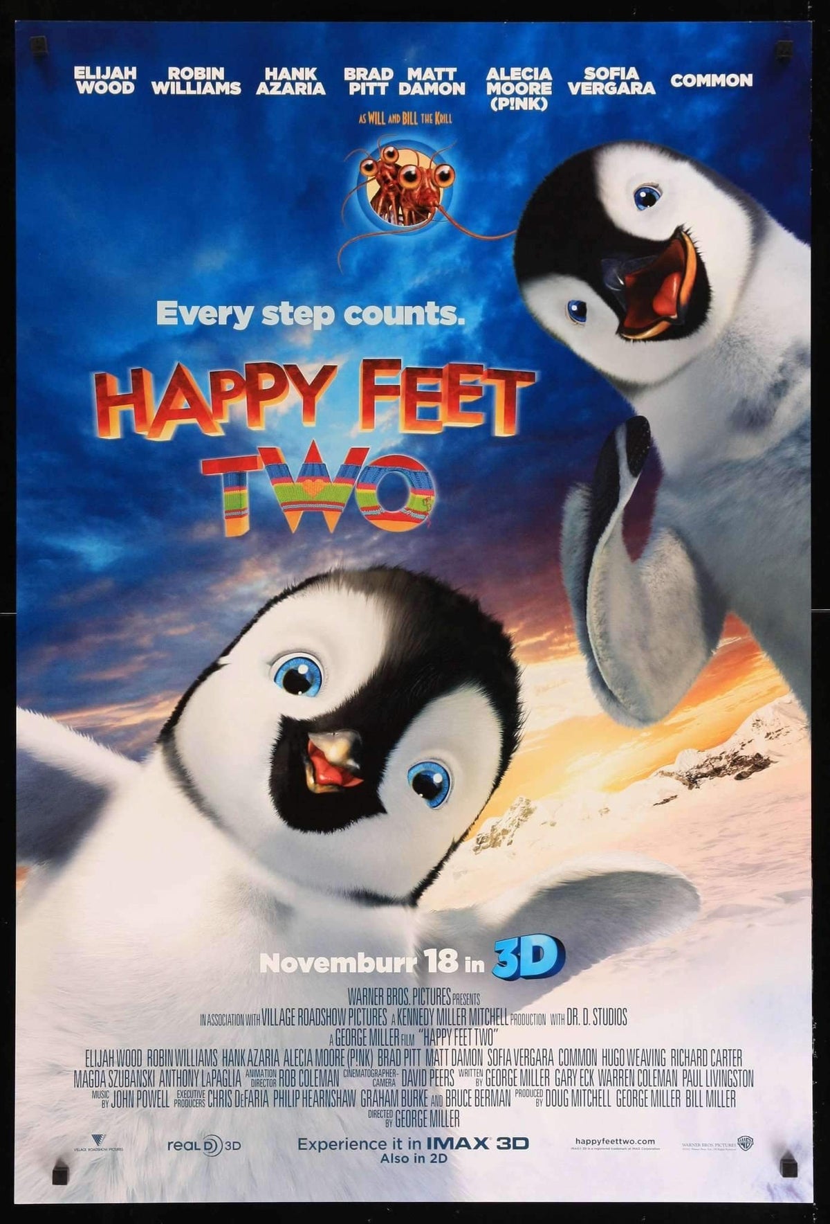 Happy Feet Two (2011) original movie poster for sale at Original Film Art - Vintage Movie Posters