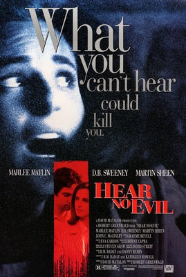 Hear No Evil (1993) original movie poster for sale at Original Film Art - Vintage Movie Posters