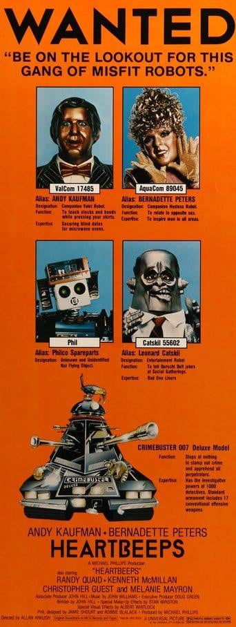 Heartbeeps (1981) original movie poster for sale at Original Film Art - Vintage Movie Posters
