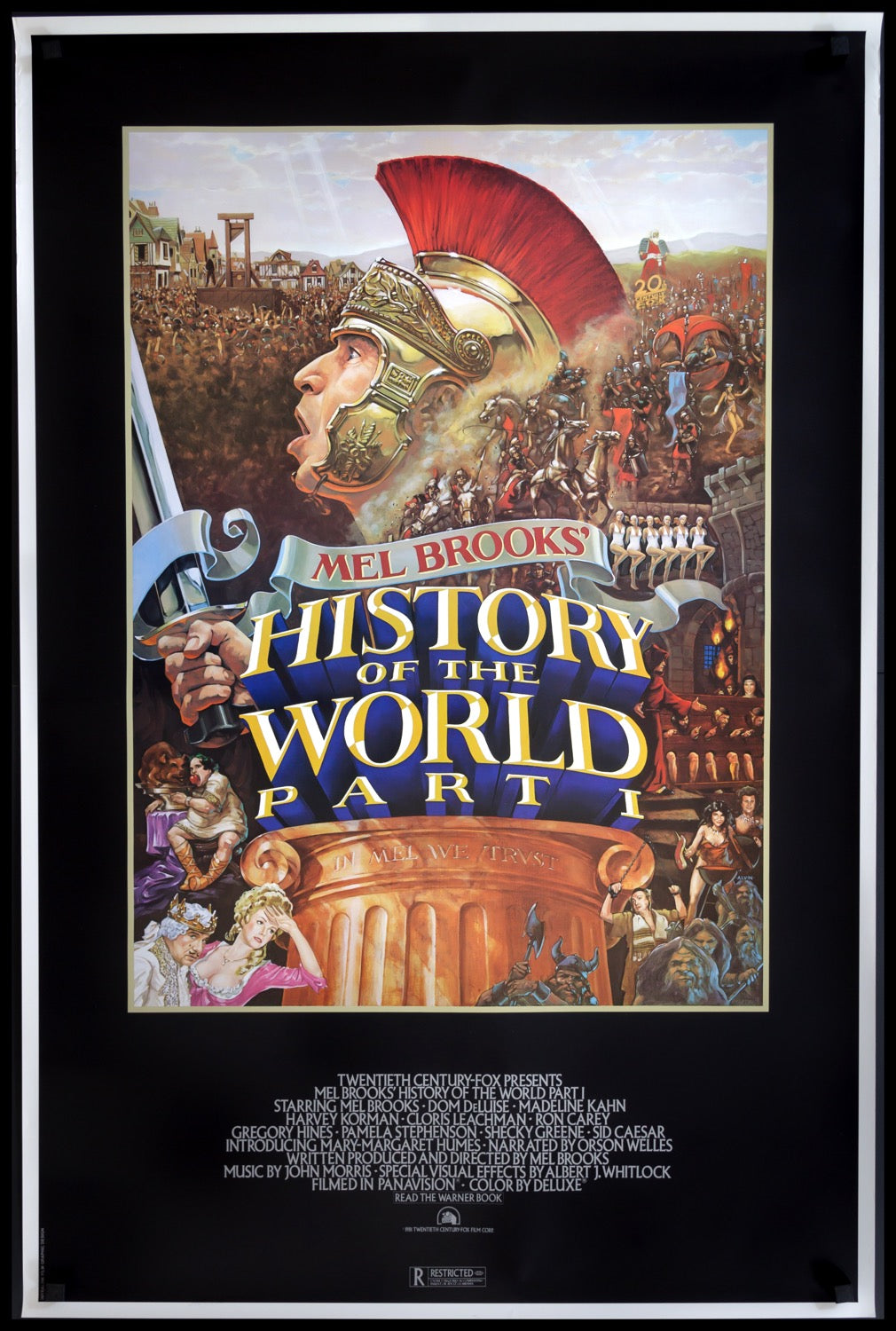 History of the World Part 1 (1981) original movie poster for sale at Original Film Art - Vintage Movie Posters