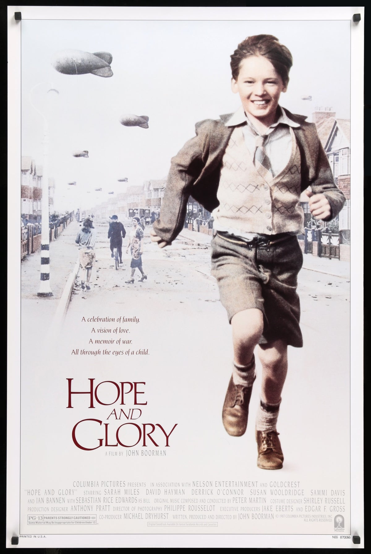 Hope and Glory (1987) original movie poster for sale at Original Film Art