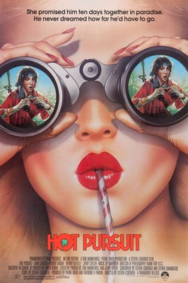Hot Pursuit (1987) original movie poster for sale at Original Film Art - Vintage Movie Posters