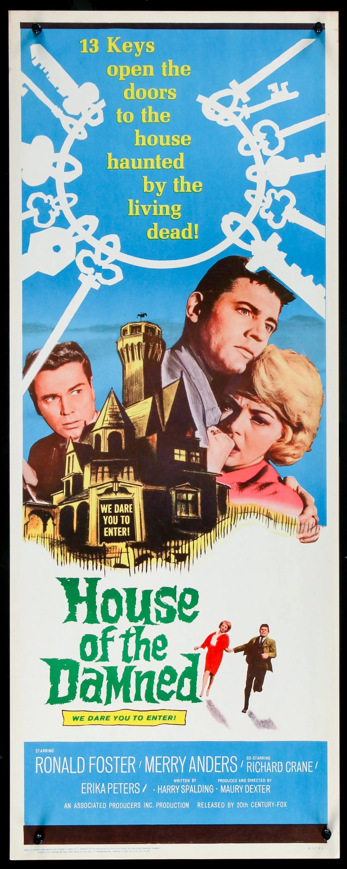 House of the Damned (1963) original movie poster for sale at Original Film Art - Vintage Movie Posters