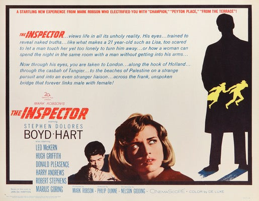 Inspector (1962) original movie poster for sale at Original Film Art - Vintage Movie Posters