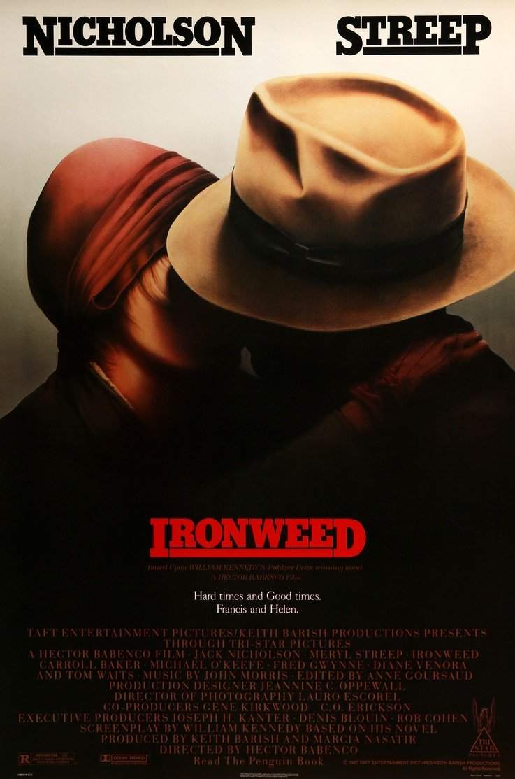 Ironweed (1987) original movie poster for sale at Original Film Art - Vintage Movie Posters