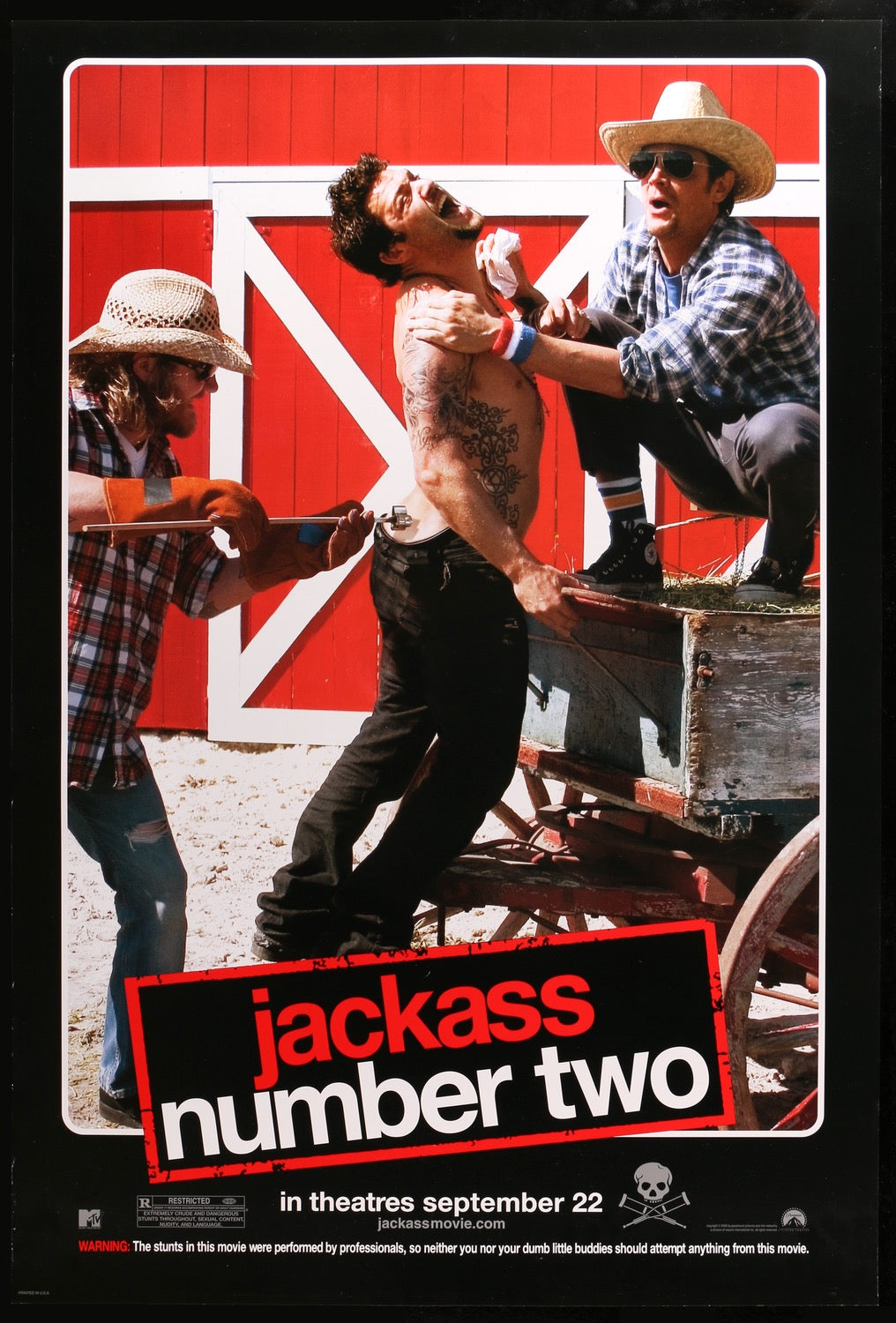Jackass Number Two (2006) original movie poster for sale at Original Film Art