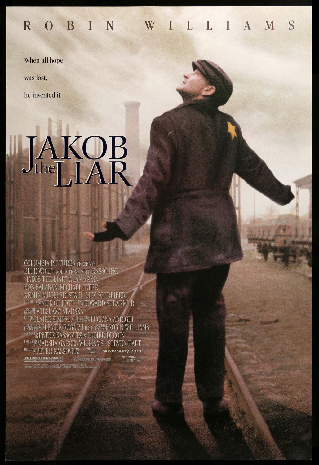 Jakob the Liar (1999) original movie poster for sale at Original Film Art - Vintage Movie Posters