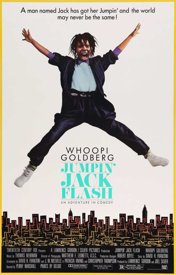Jumpin' Jack Flash (1986) original movie poster for sale at Original Film Art - Vintage Movie Posters