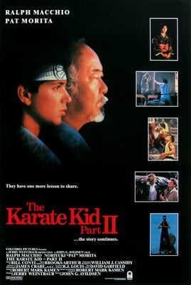 Karate Kid Part II (1986) original movie poster for sale at Original Film Art - Vintage Movie Posters