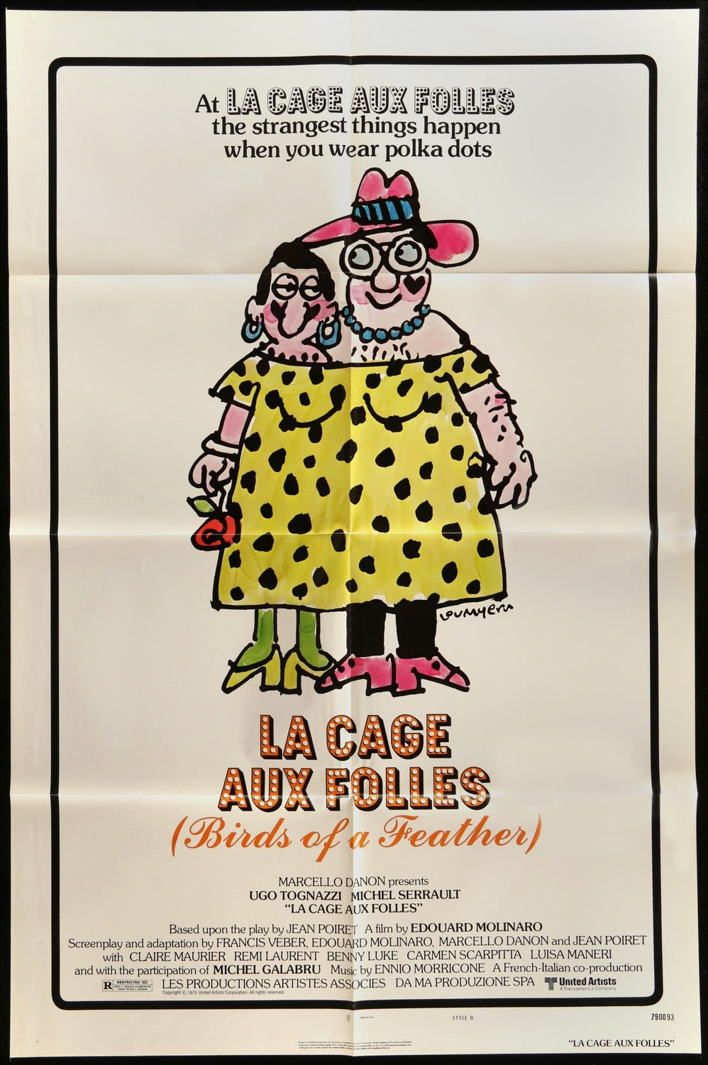 La Cage Aux Folles (1979) original movie poster for sale at Original Film Art - Vintage Movie Posters