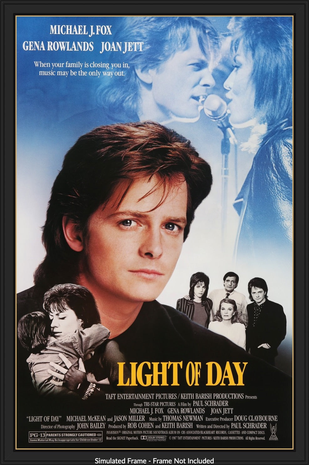 Light of Day (1987) original movie poster for sale at Original Film Art - Vintage Movie Posters