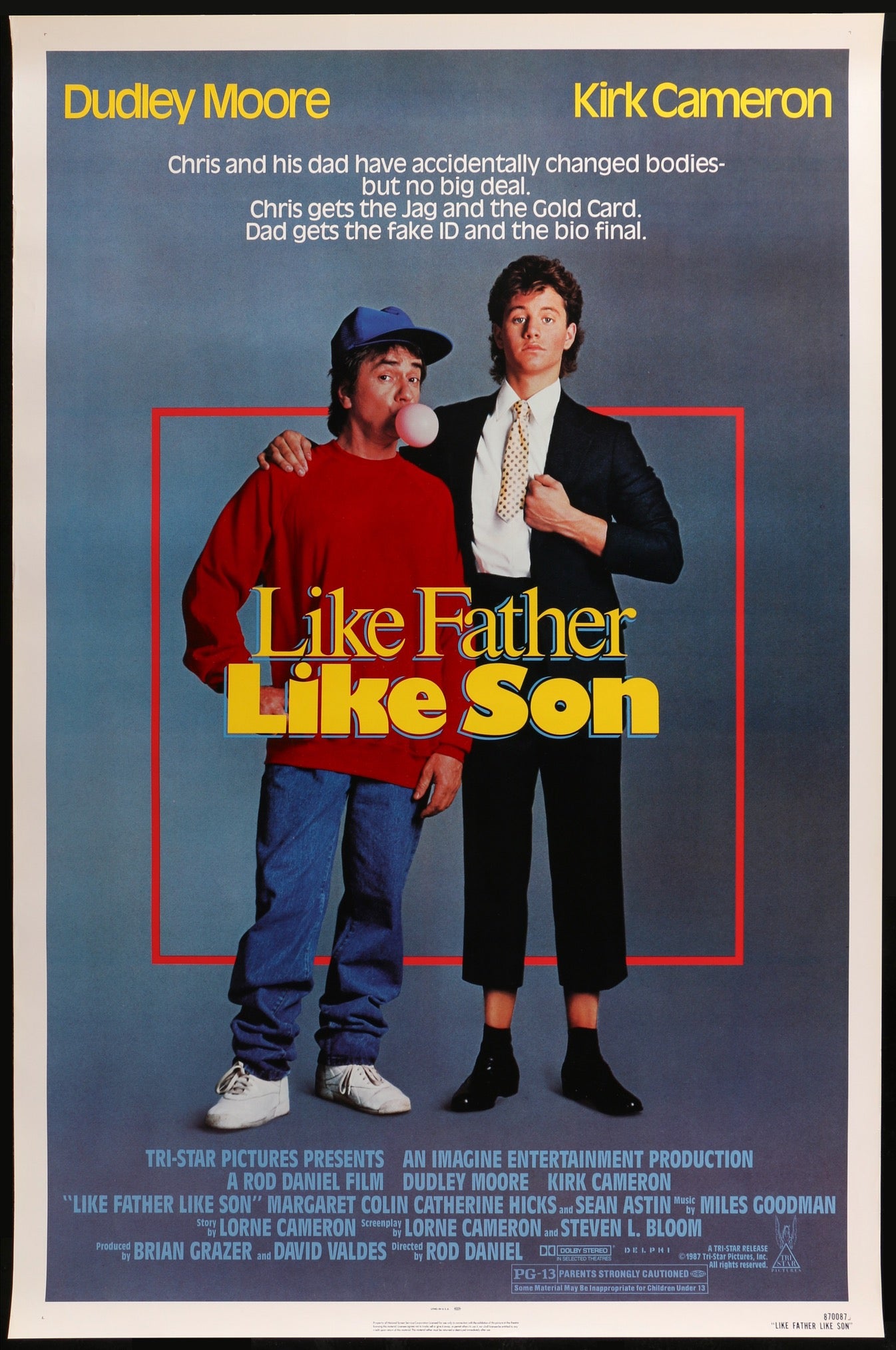 Like Father, Like Son (1987) original movie poster for sale at Original Film Art