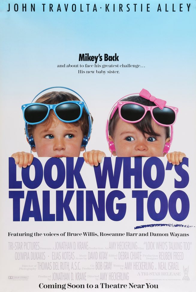 Look Who's Talking Too (1990) original movie poster for sale at Original Film Art - Vintage Movie Posters