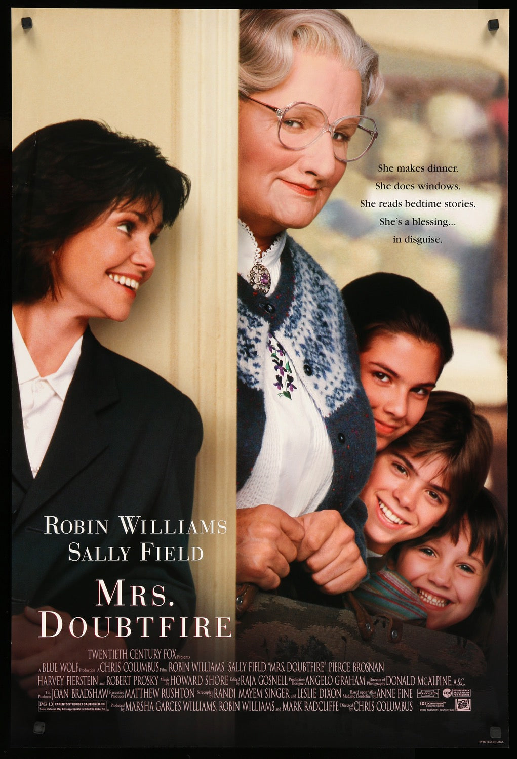 Mrs. Doubtfire (1993) original movie poster for sale at Original Film Art - Vintage Movie Posters