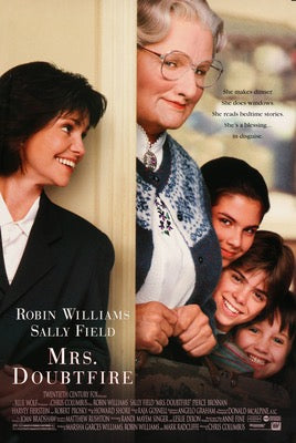 Mrs. Doubtfire (1993) original movie poster for sale at Original Film Art - Vintage Movie Posters